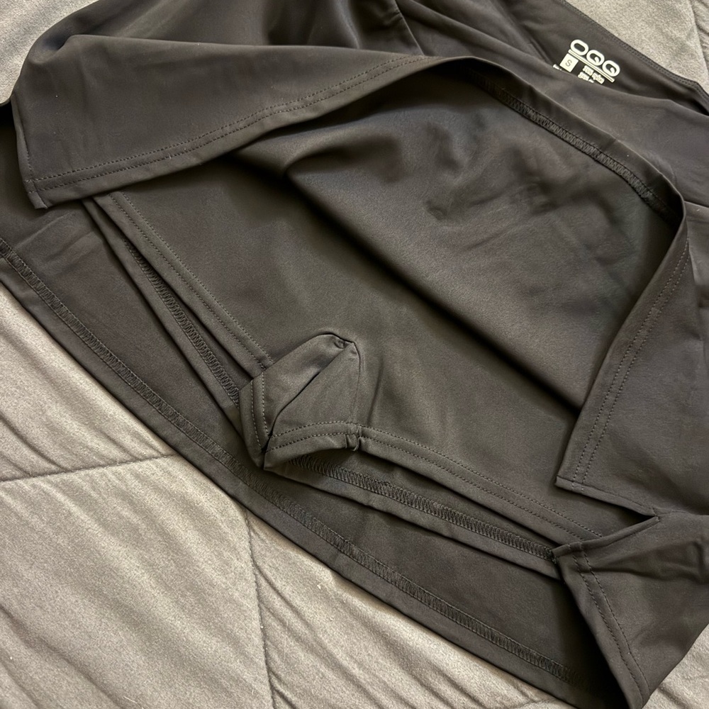 Black Active Mini Skort - Picture 3 of 7